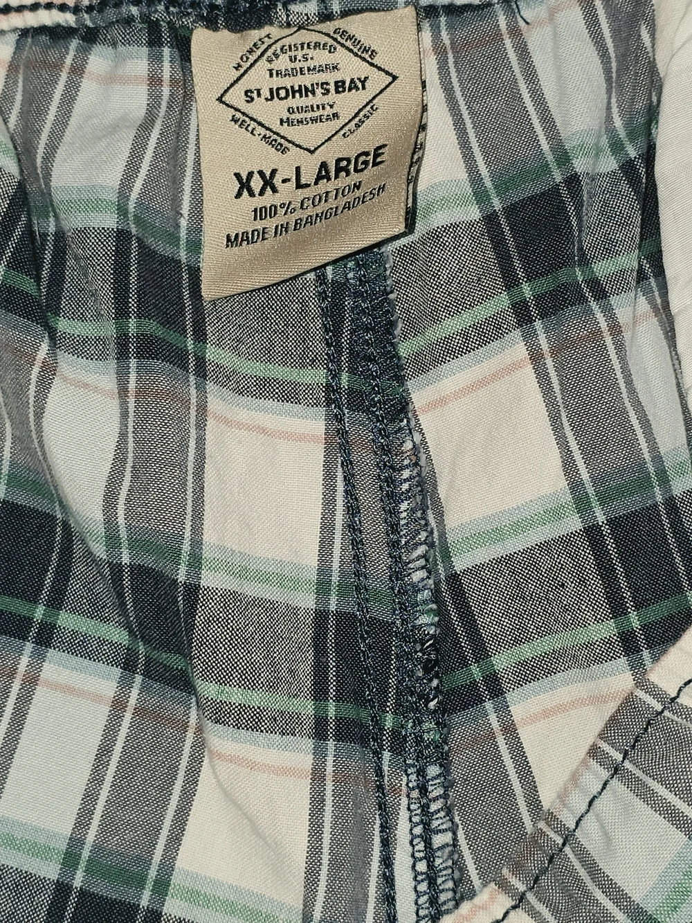 St. Johns Bay plaid swim